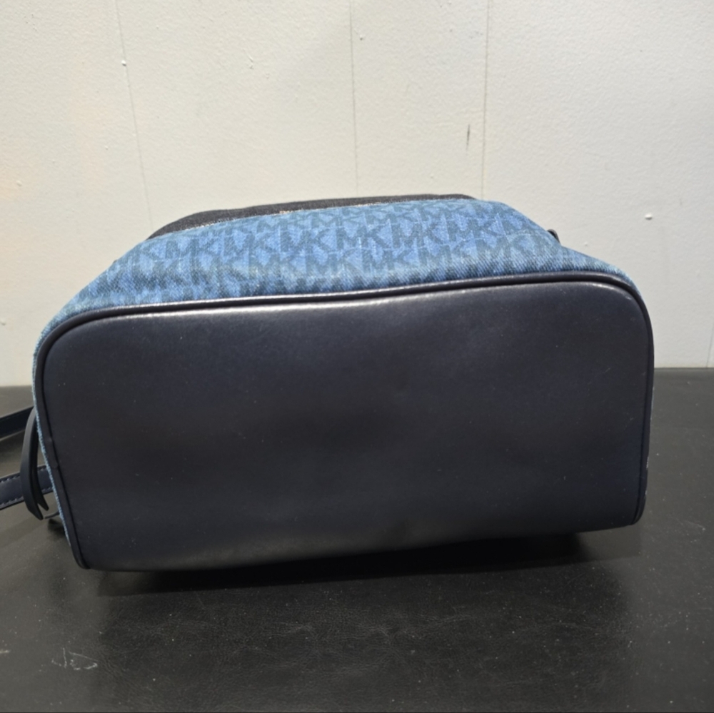Michael Kors Two-Tone Denim Backpack - Picture 3 of 7